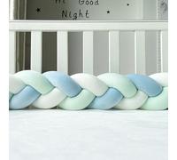 HJZPWB Handmade Soft Knot Pillow, Decor Knot Pillow, Handmade, Braided Knotted Cushion, Cotton Bed Set All Round Braided Protector for Room Bed,A20,400cm