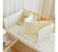 HJZPWB Universal Safety Rail Cover & Padded Side Protectors for Baby Cot & Parent Bed, Airwrap Cot Bumper & Toddler Bed Guard Set, Ideal for Gift And Decorating,B02,120 x 28 cm