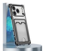 HJZSZX For IPhone 12 ProMax Luxury Plating Transparent Phone Case Soft Cover(For IPhone 12 ProMax/Black)