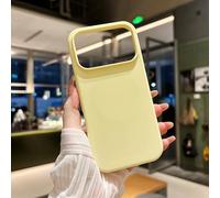HJZSZX For iPhone16ProMax Liquid Silicone Case Case Soft Magnetic Cover(For iPhone16ProMax/Yellow)