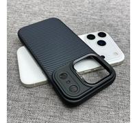 HJZSZX For iPhone17 Pro Max Active Touch Camera Button Shockproof Case Alloy Lens Wireless Charging Cover(For iPhone17 Pro Max/black)