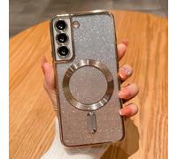 HJZSZX For Note 20 Magnetic Wireless Charging Case Gradient Glitter Cover(For Note 20/Gold)