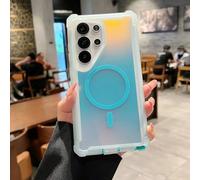 HJZSZX For Samsung A55 5G Anti-drop Armor Case Magnetic Wireless Charging Cover(For Samsung A55 5G/Blue)