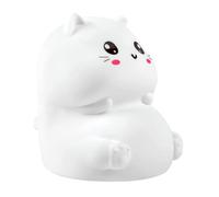 HJZZQH 1pc Cat Pat Light LED Fudge White Silica Gel
