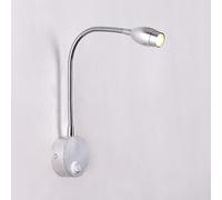HJZZQH Bedside Wall Sconce LED Wall Mount Reading Light Flexible Gooseneck Wall Lamp with Switch, Focused Bed Read Wall Sconces Night Lights for Bedroom Living Room Hotel