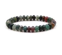 HJZZQH Bracelet for Men Navy, Crystal Agate Bracelet Agate Elastic Cylinder Smooth Natural Stone Beads Nature Stone for Women Graduation Jewelry