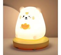 HJZZQH Cartoon Night Light LED Animal Novelty Lamp Cute Nursery Night Lamps, Rechargeable Table Lamp Bedside Lamp, Lovely Room Decor Night Lights for Kids Bedroom Living Room Desk Children Gift