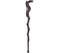 HJZZQH Crutch Mahogany Cane Solid Wood Walking Stick Ebony Whole Material Ganoderma Lucidum Suitable for The Elderly Gift, 90 Cm crutch-11.19 WoodenCanes for Men and Women