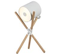 HJZZQH Desk lamp, Bedside Table Lamp Desk Lamps Tripod LED Floor Lamp Push Button Minimalist Bedside Lamp Table Lamp for Living Room Bedroom Farmhouse Desk Lamps(B)