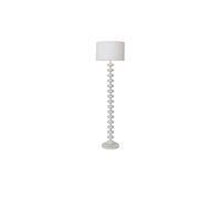 HJZZQH Floor Lamp Vintage French Cream Floor Lamp Living Room Sofa Ambient Lamp Bedroom Bedside Table Lamp (Without Light Source) Standing Lamp