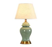 HJZZQH Lamp for Desk Retro Creative Table Lamp Living Room Ceramic Decorative Table Lamp Bedroom Study Bedside Lamp Desk Led Lamp(B)