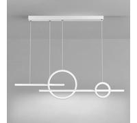 HJZZQH LED Linear Pendant Light for Kitchen Island Chandelier Ceiling Lamp Geometric Hanging Lighting Fixture Dining Table Lights Living Room Chandeliers Office Lamps