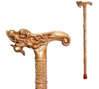 HJZZQH Portable Wooden Cane, Solid Wood Crutch, Mahogany Walker Nonslip Old Man Walking Stick, Men Ladies Seniors are Available Gifts for The Elderly WoodenCanes for Men and WOM
