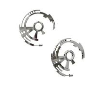 HJZZQH Punk Style Mechanical Ear Studs Turbines Shape Earrings Jewelry for Women Men