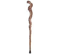 HJZZQH Solid Wooden Walking Cane Wood Canes Cane Elderly Crutches Solid Wood Walking Stick Fine Carving Implied Auspicious Elderly Supplies Walker Long Easy to Truncate 4 Styles for Elderly, Seniors