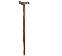 HJZZQH Solid Wooden Walking Cane Wood Canes Cane Elderly Crutches Solid Wood Walking Stick Fine Carving Faucet Handle Implied Auspicious Elderly Supplies Walker Long Can Be Truncated As Needed for