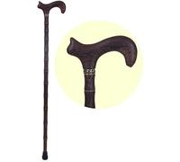HJZZQH Solid Wooden Walking Cane Wood Canes Wooden Cane Leading Cane Stick Old Man Mahogany Walking Stick Walker for Elderly, Seniors