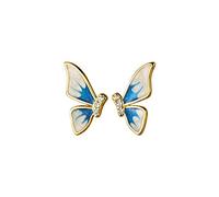 HJZZQH Sweet Color Insect Butterfly Stud Earrings For Women Wedding Jewelry