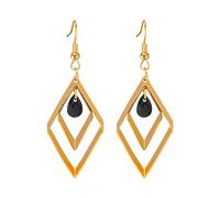 HJZZQH The Latest European Style Fashion Is Suitable For Women's Party Jewelry Earrings Textu Hoop