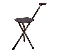 HJZZQH Walking Cane Seat Folding Walking Stick Tripod Spectator Seat for Men and Women Lightweight Travel Seat Plus Cane Mobility Seat Cane Adjustable Folding Walking Cane Chair,Crutches
