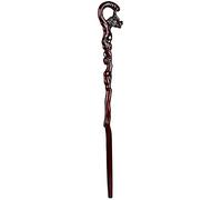 HJZZQH Walking Stick Cane Elderly Crutches Solid Wood Walking Stick Fine Carving Faucet Handle Implied Auspicious Elderly Supplies Walker 94 cm Long Easy to truncate as Needed