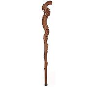 HJZZQH Walking Stick Cane Elderly Crutches Solid Wood Walking Stick Fine Carving Implied Auspicious Elderly Supplies 90 cm Long 4 Styles Easy to truncate