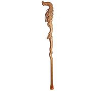 HJZZQH Walking Stick Cane, Elderly Crutches, Solid Wood Walking Stick, Hollow Emboss Meaning Longevity, Peace 93cm Long According to Height Truncated by Yourself