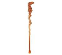 HJZZQH Walking Stick Solid Wood Gift Crutches Chinese Classical Style Natural Wood Stick Hand-Carved Fish Cane for Old Man, 94cm WoodenCanes for Men and Women
