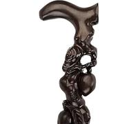 HJZZQH Walking Stick Walking Canes Adult Assist Walking for Nursing Homes,Household Lightweight Solid Wood Walking Sticks,Overall Carving,Birthday Gift