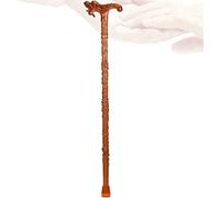 HJZZQH Walking Stick Walking Canes Adult Outdoor Walking Solid Wood Walking Sticks for Nursing Homes, Auxiliary Cane,Dragon,Auspicious Clouds Finely Carved,Birthday Gift