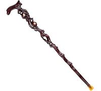 HJZZQH Walking Stick Walking Canes Hand Walking Cane Indoor Walking Sticks for The Elderly,Hand-Carved Shoutao Cane,Implication Longevity,auspiciousness,Can Bear 150kg