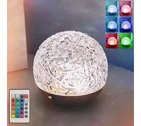 HJZZQH Water Table Lamp USB Globe Night Light with Remote Control, Romantic Atmosphere Ocean Light Projector for Photography, Vlog, Party, Bedroom, Home Holiday Presents