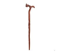 HJZZQH Wooden Walking Sticks Cane Elderly Crutches Solid Wood Walking Stick Fine Carving Crested Head Faucet Handle Implied Auspicious Elderly Supplies Walker 96 Cm Long Can Be Truncated Mobil