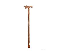 HJZZQH Wooden Walking Sticks Cane, Elderly crutches, Solid wood walking stick, Fine carving Faucet handle Meaning"auspicious, longevity" 89cm long According to height Truncated by yourself Mobility