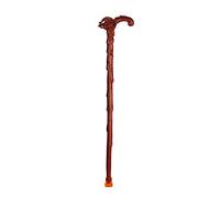 HJZZQH Wooden Walking Sticks Cane, Elderly crutches, Solid wood walking stick, Wood carving"Fu is in front of you" Implied auspicious 91 cm long According to height Truncated by yourself Mobility Aid