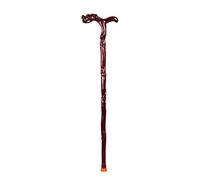HJZZQH Wooden Walking Sticks Elderly Walking Stick, Solid Wood Cane, Wooden Crutch, Wood Relief faucet Crested Handle Implied Auspicious Length 88/ 86cm Can Be Truncated As Needed Mobility Aid for