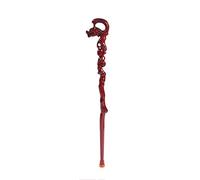 HJZZQH Wooden Walking Sticks Old Man's Cane Elderly Crutches Wood Carving Cane Pear Stick Elderly Walker T-shaped Cane Single Leg Crutch Anti-slip Crutches Elderly Supplies Mobility Aid for Elderly,
