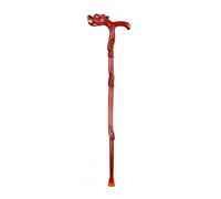 HJZZQH Wooden Walking Sticks Solid Wood Cane, Elderly Walking Stick, Exquisite Carving Faucet Handle Meaning Auspicious Length 96cm Can Be Truncated According To Need Mobility Aid for Elderly, Seniors