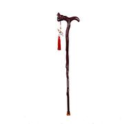 HJZZQH Wooden Walking Sticks Solid Wood Cane, Elderly Walking Stick, Exquisitely Carved Crested Handle, Meaning Auspicious Length 96cm Can Be Truncated According To Need Mobility Aid for Elderly,