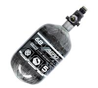 HK Army Aerolite Carbon Fiber HPA Paintball Tank Air System - 68ci / 4500psi (Clear Carbon)