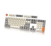 HK GAMING Custom Keycaps | Dye Sublimation PBT Keycap Set for Mechanical Keyboard | 139 Keys | Cherry Profile | ANSI US-Layout | Compatible with Cherry MX, Gateron, Kailh, Outemu | Beta