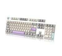 HK GAMING Custom Keycaps | Dye Sublimation PBT Keycap Set for Mechanical Keyboard | 139 Keys | Cherry Profile | ANSI US-Layout | Compatible with Cherry MX, Gateron, Kailh, Outemu | Muted