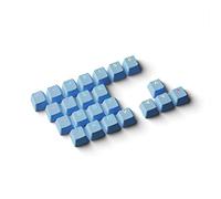 HK Gaming Rubber Keycaps | Anti-Slip Texture | Doubleshot Backlit Keycap Set | 23 Keys OEM Profile Key Set | For Mechanical Keyboard | Compatible with Cherry MX, Gateron, Kailh | Blue Malibu