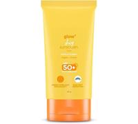 HK Glow+ Dewy Sunscreen Gel SPF 50 P with Papaya & Vitamin C | For Dry, Sensitive, Oily & Combination Skin | UVA/B & Blue Light Protection | Travel Friendly | For Men & Women | 30g