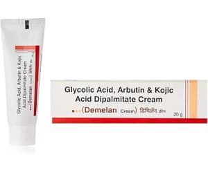 HK Glycolic Acid and Arbutin & Kojic Acid Dipalmitate Deme-LAN Cream 20 GM