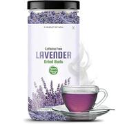 HK Lavender Tea - 30g | Lavender Dried Flowers from Kashmir, for Calming Tea, Baking, Bath | Caffeine Free - Natural | May Promotes Good Sleep, Stress Relief | Reusable Pet Jar Pack of 1-30g