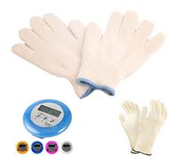 HK Online High Heat OVEN GLOVES & Digital KITCHEN TIMER -Cooking & Baking Gloves, Pot Holder, BBQ, Restaurant, Cafe, Hotel, Cooking, Baking & Barbecue Gloves