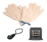 HK Online High Heat Protection OVEN GLOVES -Cooking Gloves, Pot Holder, Keep Skin Cool, Kitchen, Restaurant, Cafe, Cooking, Baking & BBQ Gloves