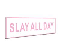 HK Studio Funny Street Sign 8" x 17" - Slay All Day Teen Room Decor Aesthetic