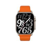 HK10 Ultra 3 MAX Smart Watch Series 10 AMOLED 1GB ROM Local Album Bluetooth Call AOD Smartwatch For Men Women Fitness Watches (Orange)